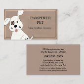 Haustier-/Hauswirtschaftskarte Visitenkarte (Vorne/Hinten)