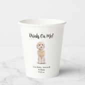 Haustier-Hochzeit Pappbecher (Vorderseite)