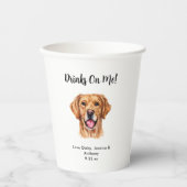 Haustier-Hochzeit Pappbecher (Vorderseite)