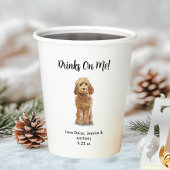 Haustier-Hochzeit Pappbecher