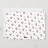 Haustier Hund 3 Foto Weihnachten (Rückseite)