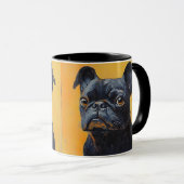 Haustier Hund Elegantes modernes Foto Personalisie Tasse (VorderseiteRechts)