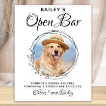 Haustier Hund Hochzeit Offene Bar Signature Drinks