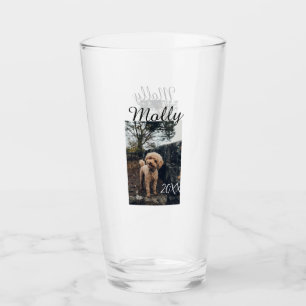 Haustier Hund Katze Tier Geburtstagsfoto modern Ja Glas