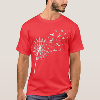 Haustier Hund Lover Hund Dandelion Hunde Dalmatine T-Shirt
