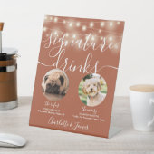 Haustier Hund Signature Drinks String Lights Terra Sockelschild (In SItu)