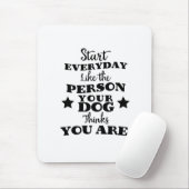 Haustier-Hund-Zitat Mousepad (Mit Mouse)