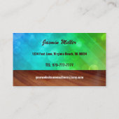 Haustier-Hunde und Katzen-Visitenkarten Visitenkarte (Rückseite)