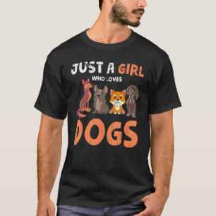 Haustier Hundebesitzerin Mädchen Frauen Mama Hund T-Shirt