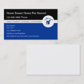 Haustier-Hundehütten-Visitenkarten Visitenkarte (Vorne/Hinten)