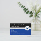 Haustier-Hundehütten-Visitenkarten Visitenkarte (Stehend Vorderseite)