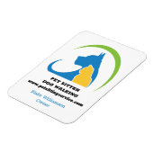 Haustier-Hundeschlittendienst Magnet (Linke Seite)