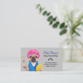 Haustier-Hundeschmied-Servicekarte Visitenkarte (Stehend Vorderseite)