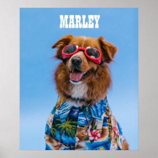 Haustier-Hundewand Kunst - DIGITAL HERUNTERLADEN Poster