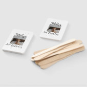 Haustier Katze Geburtstag Foto modern Fächer (Non-assembled)