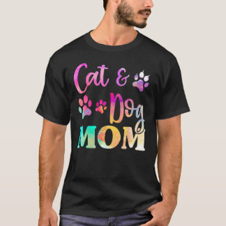 Haustier Katze Hund Mama Für Frauen Muttertag T-Shirt