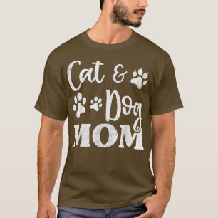 Haustier Katze Hund Mama , Muttertag Für Frauen  T-Shirt