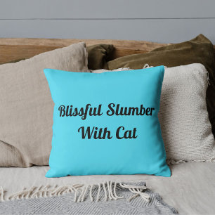 Haustier Katze Lustiger Spruch Süß Personalisiert Kissen