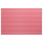Haustier Katze Paw Prints Red White Stoff (Yard (91,4 cm))