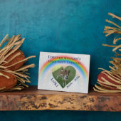 Haustier Katze Rainbow Bridge Foto Custom Fotoplatte (Seite)