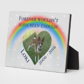 Haustier Katze Rainbow Bridge Foto Custom Fotoplatte (Seite)