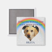 Haustier Katze Rainbow Bridge Foto Custom Keramik Magnet (Vorderseite/Rückseite)