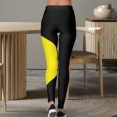 Haustier Katzenmutter Name Schwarz Gelb Lustig Ind Leggings