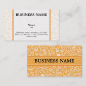 Haustier-Liebhaber-Visitenkarte Visitenkarte (Vorne/Hinten)