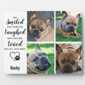 Haustier-Loss-Geschenk - Hunde-Memorial Keepake Pe Fotoplatte (Vorderseite)