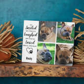 Haustier-Loss-Geschenk - Hunde-Memorial Keepake Pe Fotoplatte (Seite)