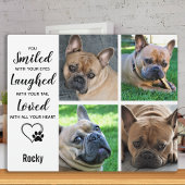 Haustier-Loss-Geschenk - Hunde-Memorial Keepake Pe Fotoplatte