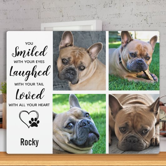 Haustier-Loss-Geschenk - Hunde-Memorial Keepake Pe Fotoplatte