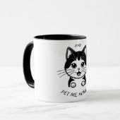 Haustier Mensch Tasse (Vorderseite Links)