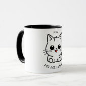 Haustier Mensch Tasse (Vorderseite Links)
