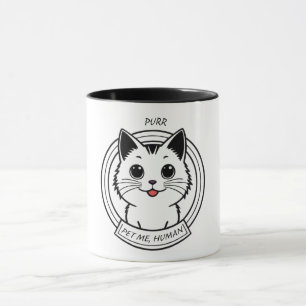 Haustier Mensch Tasse