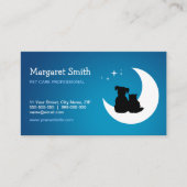 Haustier-Modell-Tierpflege-Tierarzt-Visitenkarte Visitenkarte (Vorderseite)