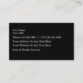 Haustier-Modell-Visitenkarten mit Art Visitenkarte (Rückseite)