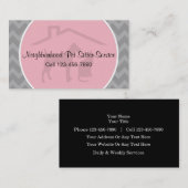 Haustier-Modell-Visitenkarten mit Art Visitenkarte (Vorne/Hinten)