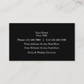 Haustier-Modell-Visitenkarten mit Art Visitenkarte (Rückseite)