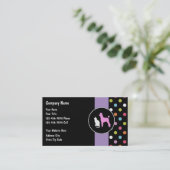 Haustier-Modell-Visitenkarten Visitenkarte (Stehend Vorderseite)