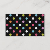 Haustier-Modell-Visitenkarten Visitenkarte (Rückseite)