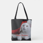 Haustier personalisiertes Foto Weihnachten Tasche (Rückseite)