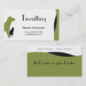 Haustier Pflege Visitenkarte (Vorne/Hinten)