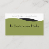 Haustier Pflege Visitenkarte (Rückseite)