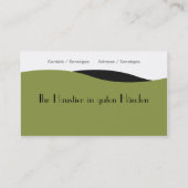 Haustier Pflege Visitenkarte (Rückseite)