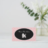 Haustier-Pflegensalon-Visitenkarten Visitenkarte (Stehend Vorderseite)