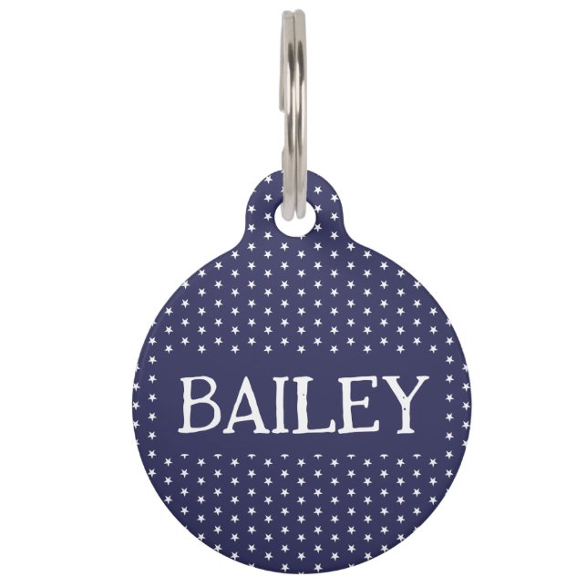😺🐶 Haustier-Pfote (Bailey) Haustiermarke (Vorderseite)