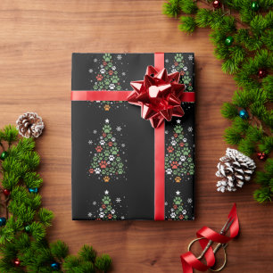 Haustier Pfote Weihnachtsbaum Katzen Hunde Liebhab Geschenkpapier