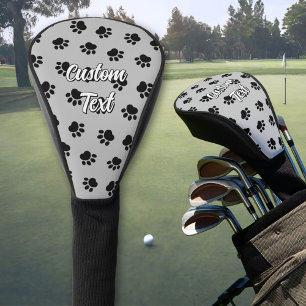 Haustier-Pfoten-Muster-Golfkopfabdeckung Golf Headcover