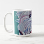 Haustier-Porträt-Gewohnheits-Tasse Kaffeetasse (Links)